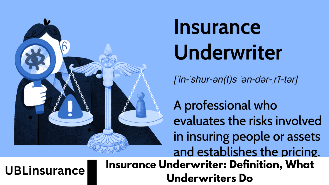 Insurance Underwriter: Definition, What Underwriters Do